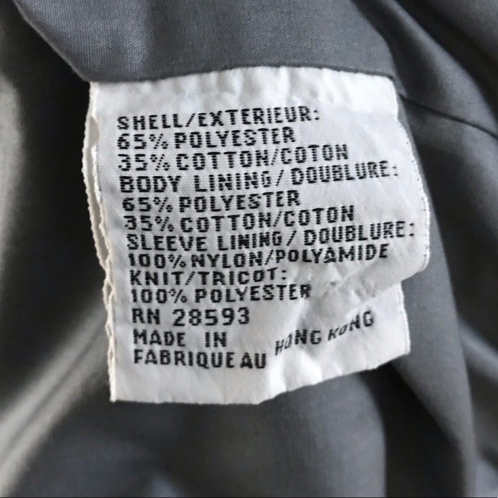 Members Only Vintage 80s Grey Zip Up Jacket - Picture 8 of 8